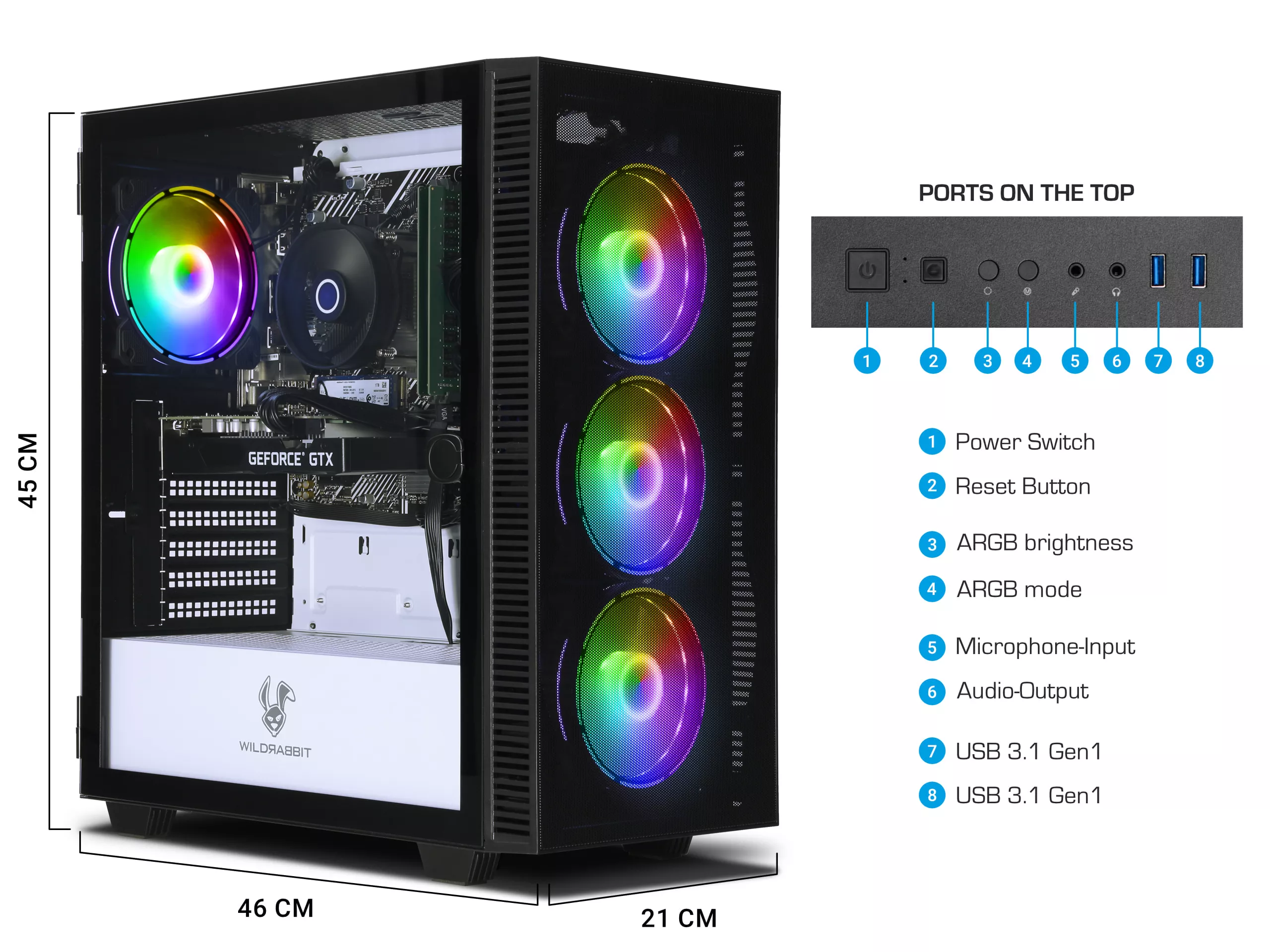 Business V2 | Intel Core i5-11400F | Nvidia GeForce GTX 1650 4Go | 16Go RAM | 1To NVMe SSD | Windows 11 | Libre Office