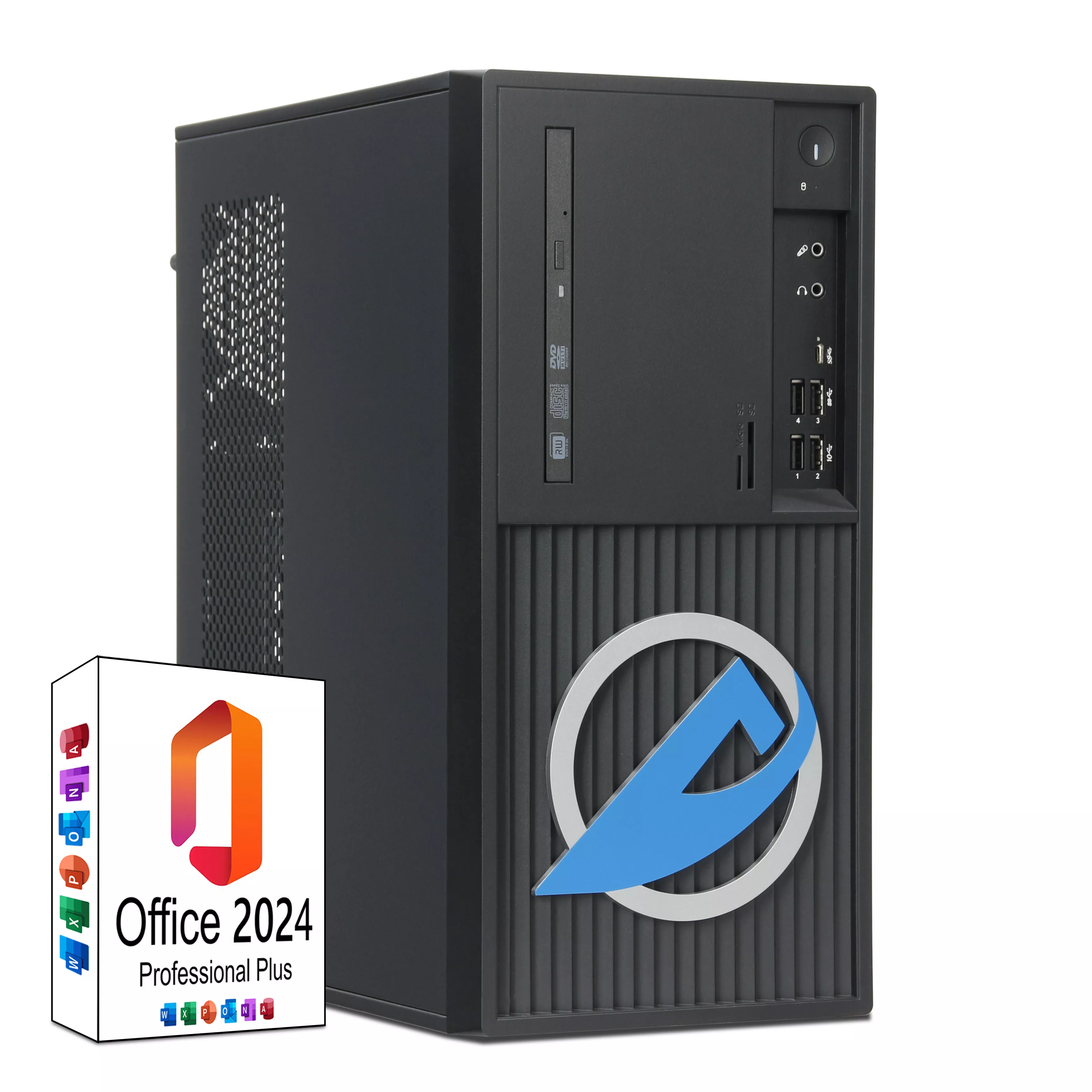 Bildbearbeitung Video Media Office | Intel Core i7-8700 | Nvidia GeForce GT 710 2GB | 32GB RAM | 1TB NVMe SSD | Windows 11 | WLAN & Bluetooth | MS Office 2024