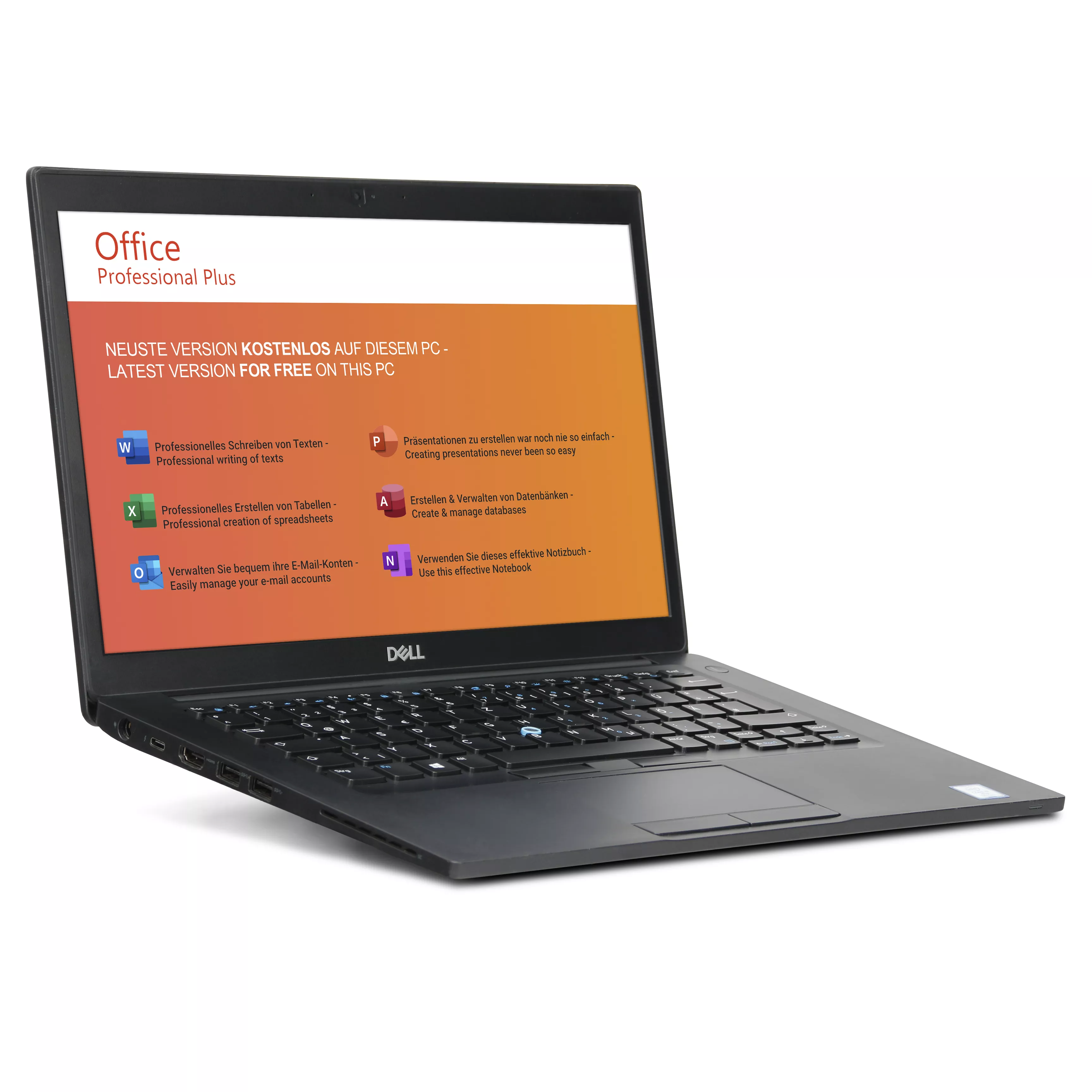 DELL Refurbished Latitude 7490 | 16GB RAM | 1TB NVMe SSD | Intel Core i7-8650U | 14" Full HD Display | Windows 11 Pro | WLAN & Bluetooth | MS Office 2024 DELL Refurbished Latitude 7490 | 16GB RAM | 1TB NVMe SSD | Intel Core i7-8650U | 14" Full HD Display | Windows 11 Pro | WLAN & Bluetooth | MS Office 2024