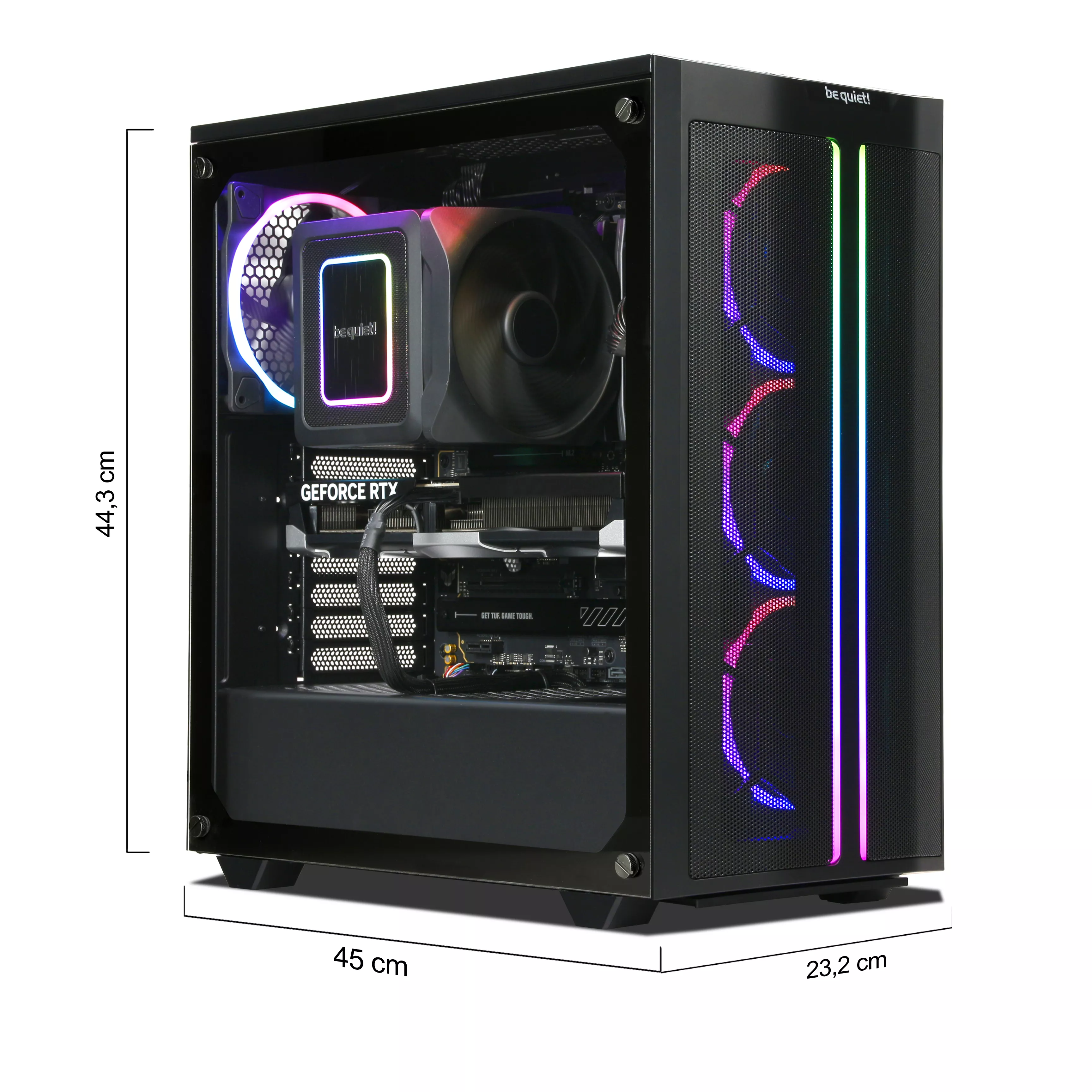 WILDRABBIT Gaming PC | AMD Ryzen 7 9800X3D | Nvidia GeForce RTX 5070 Ti 16Go | 32Go DDR5 RAM | 2To NVMe SSD | Windows 11 | WiFi & Bluetooth