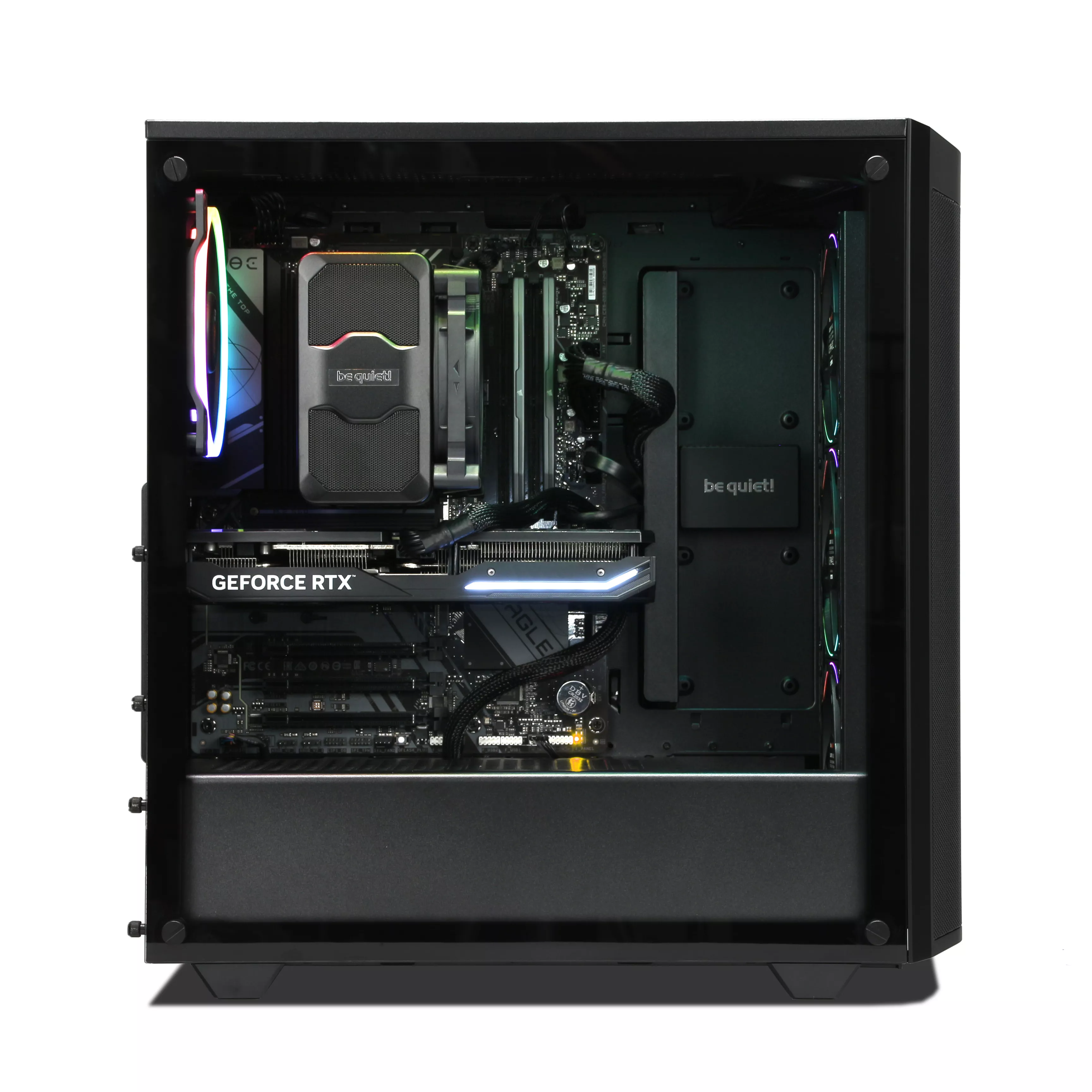 WILDRABBIT Gaming PC | AMD Ryzen 7 7700X | Nvidia GeForce RTX 4070 Super 12GB | 32GB DDR5 RAM | 2TB NVMe SSD | Windows 11 | WLAN & Bluetooth