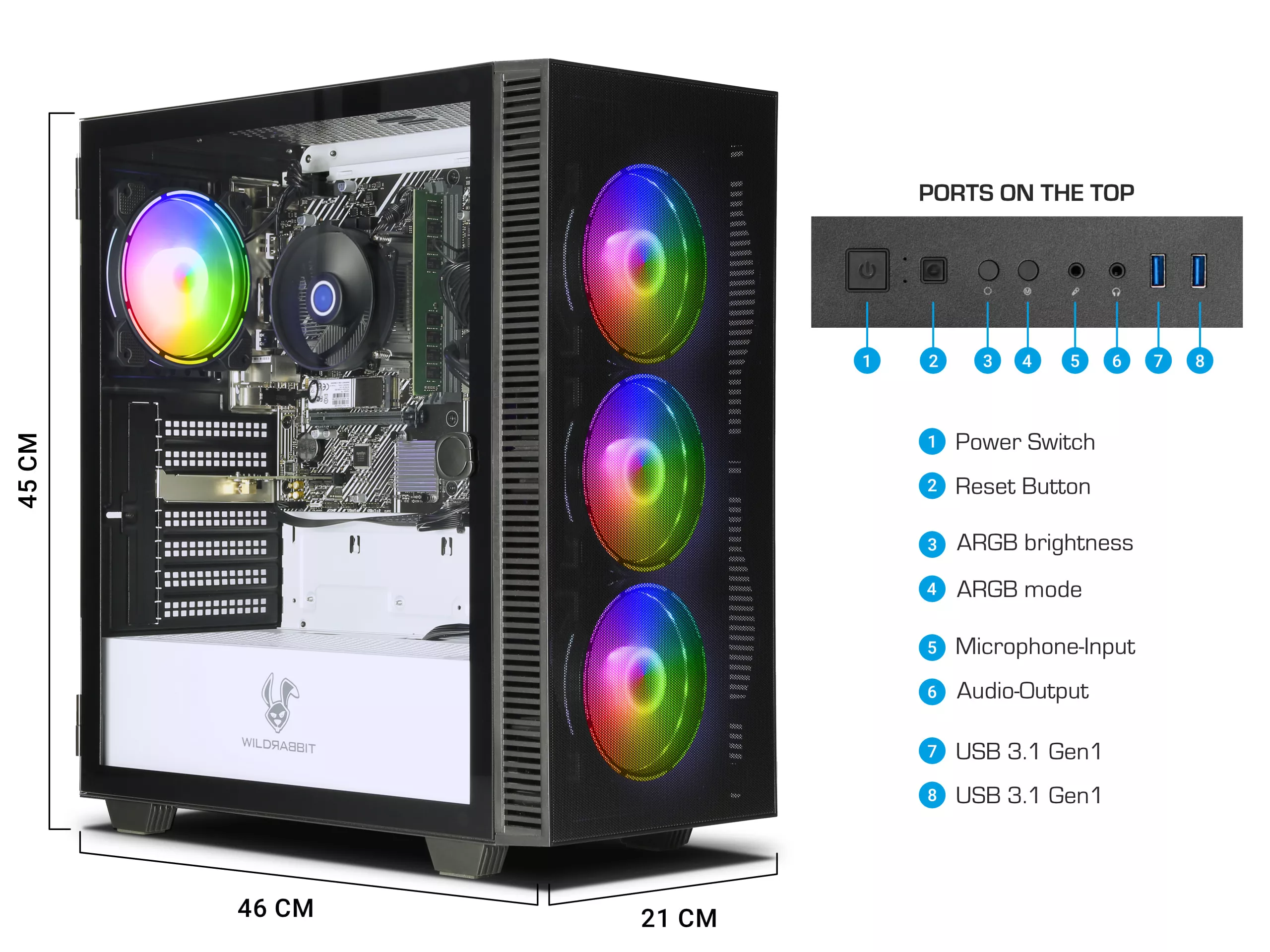 Upgrade V2 PC | Intel Core i5-10400 | 16GB RAM | 1TB NVMe SSD | Windows 11 | WLAN | Libre Office