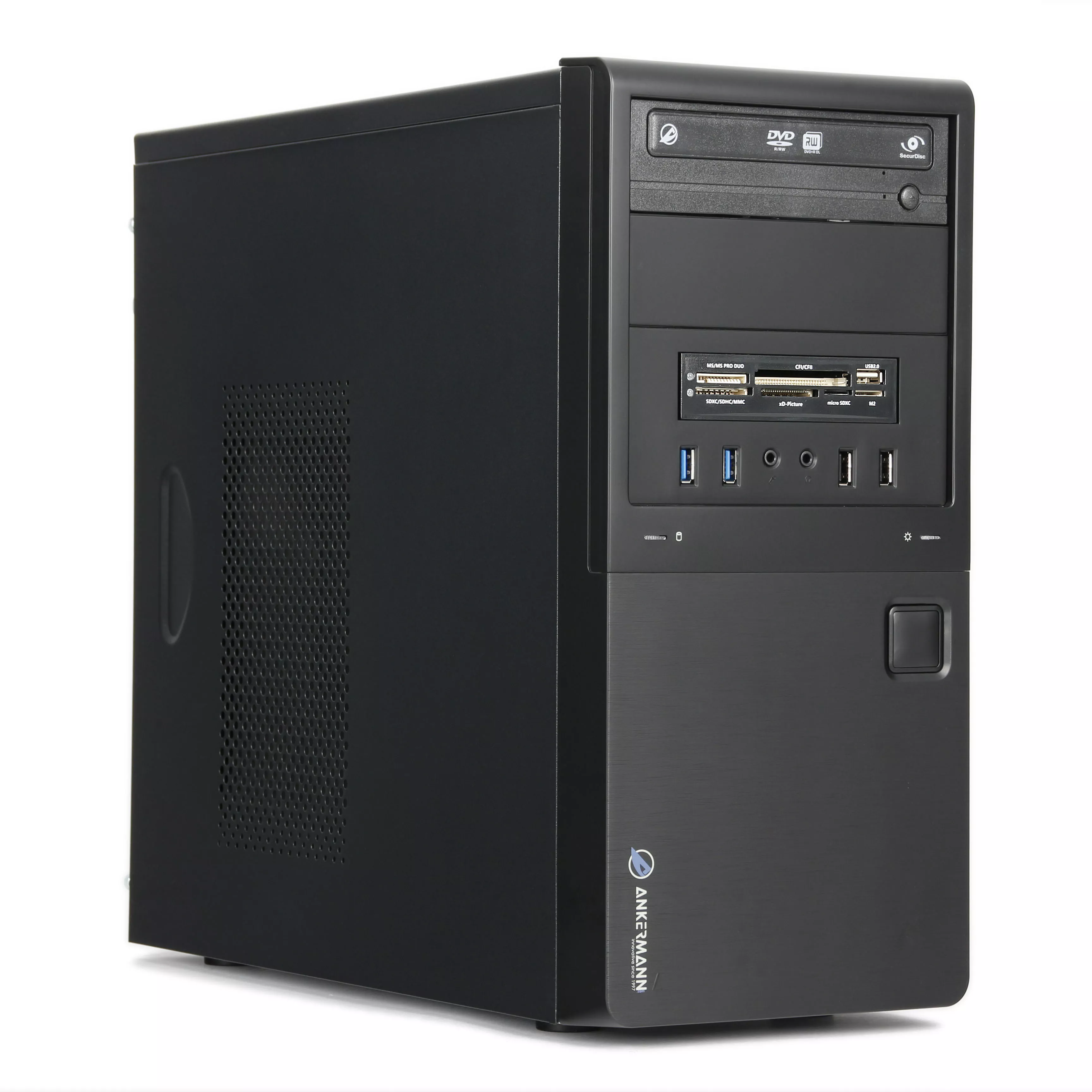 SILENT Office Business | Intel Core i5-4570 | 8GB RAM | 480GB SSD | 1TB HDD | Windows 10 | WiFi