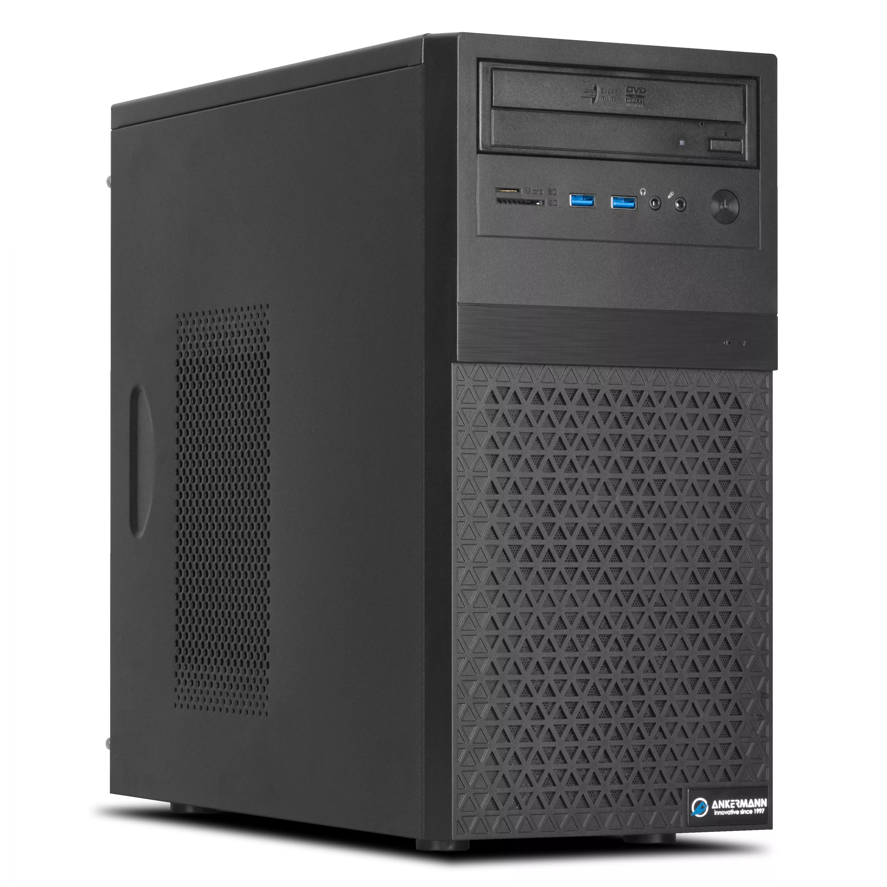 Business Silent Desktop PC Madrid | Intel Core i7-6700 | Nvidia GeForce GT 610 2GB | 16GB RAM | 480GB SSD | Windows 11 | WLAN | Libre Office