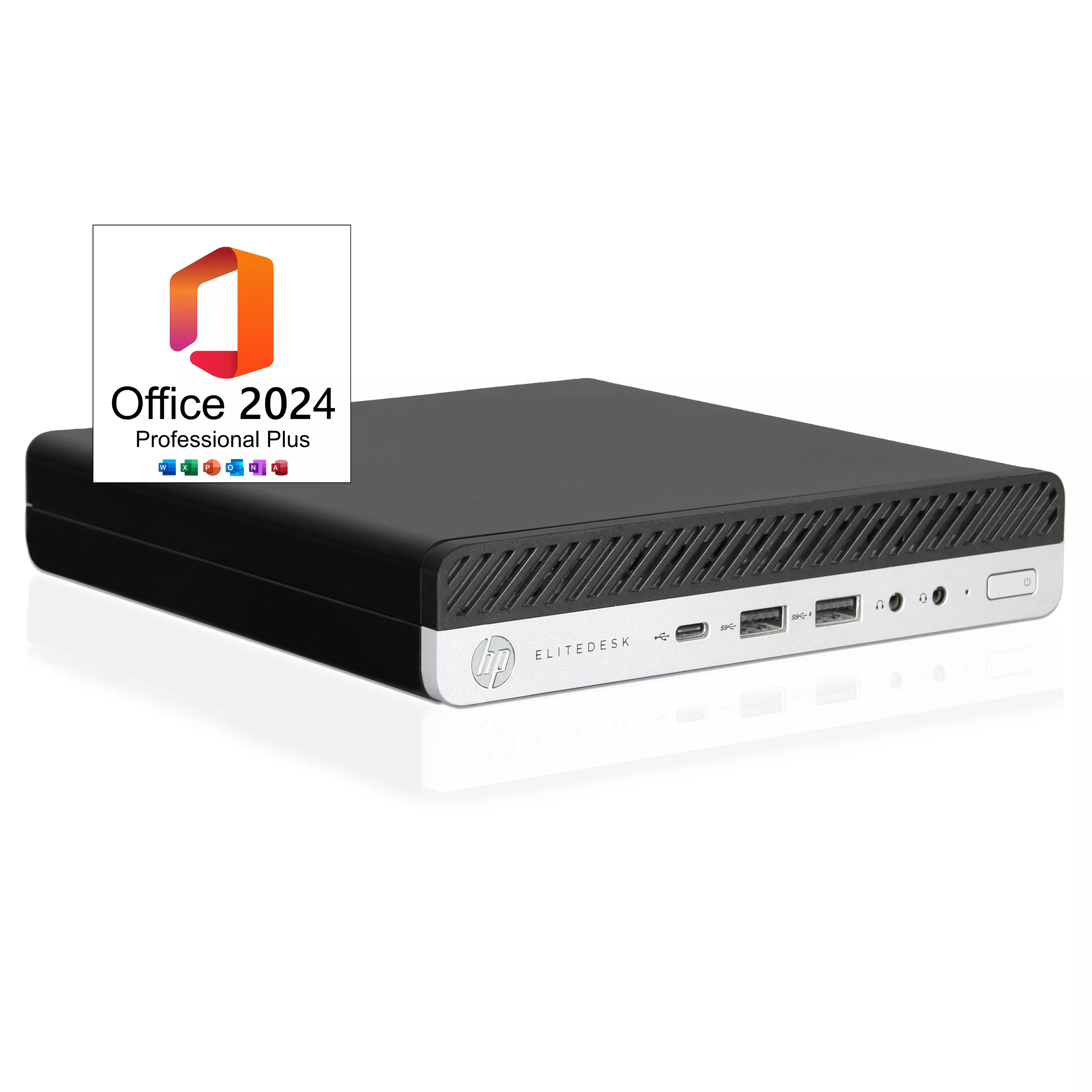 HP EliteDesk 800 G5 Mini PC Lia i7 | 32GB RAM | 1TB NVMe SSD | Windows 11 | MS Office 2024