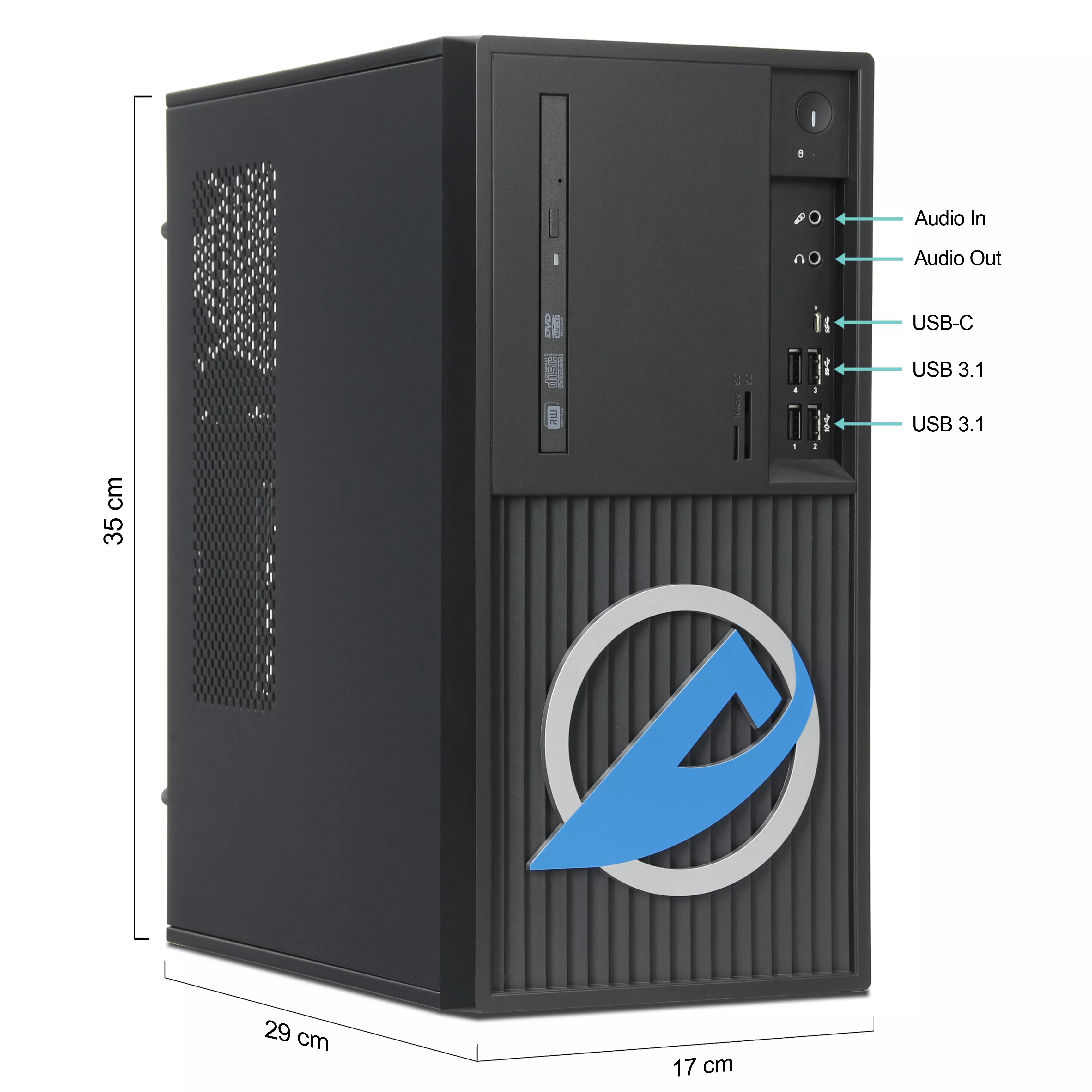 Traitement images Video Media Office | Intel Core i7-8700 | Nvidia GeForce GT 710 2Go | 32Go RAM | 1To NVMe SSD | Windows 11 | WiFi | MS Office 2024