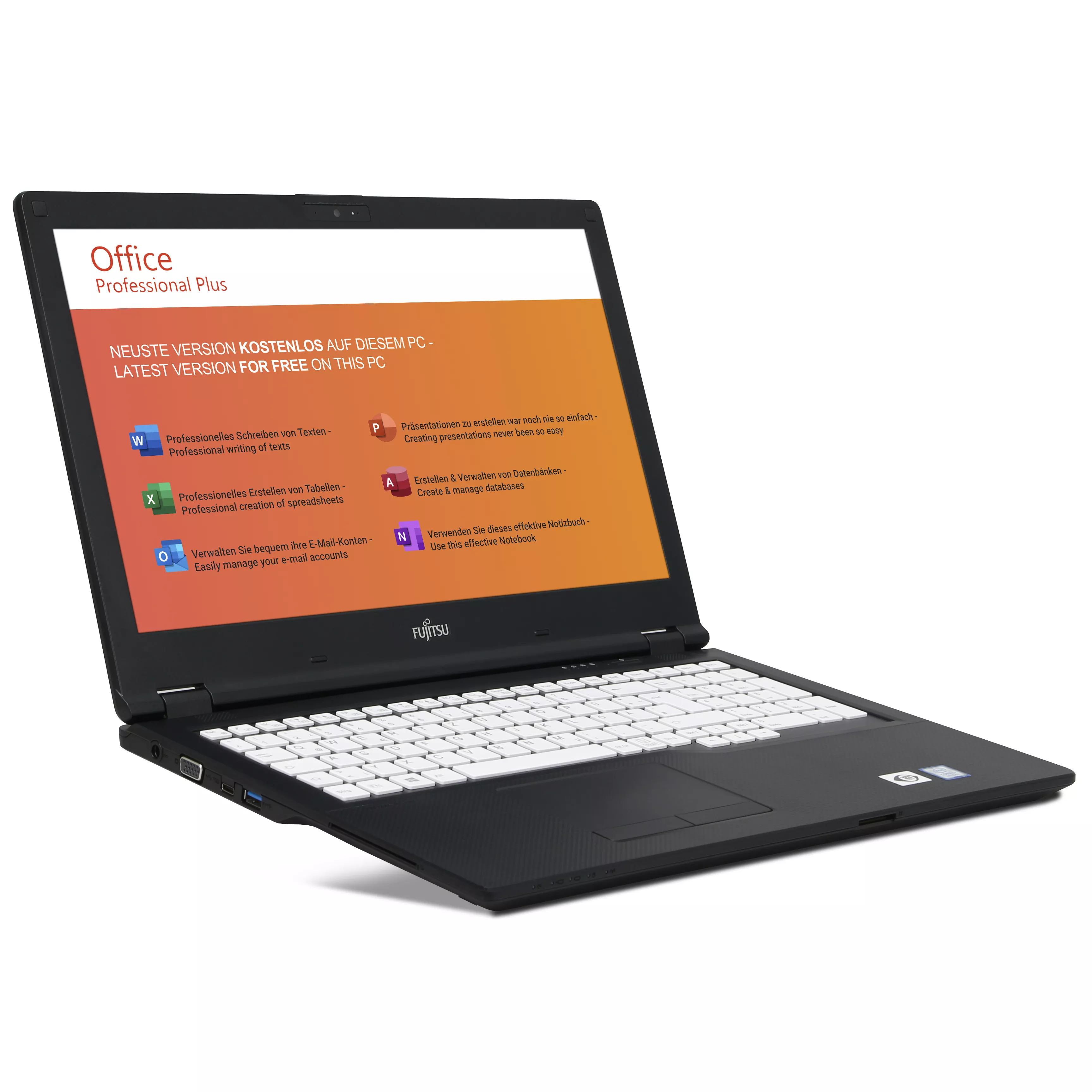 Fujitsu Refurbished Lifebook E559 | 16GB RAM | 1TB NVMe SSD | Intel Core i7-8665U | 15.6" Full HD Display | Windows 11 Pro | WLAN & Bluetooth | MS Office 2024 Fujitsu Refurbished Lifebook E559 | 16GB RAM | 1TB NVMe SSD | Intel Core i7-8665U | 15.6" Full HD Display | Windows 11 Pro | WLAN & Bluetooth | MS Office 2024