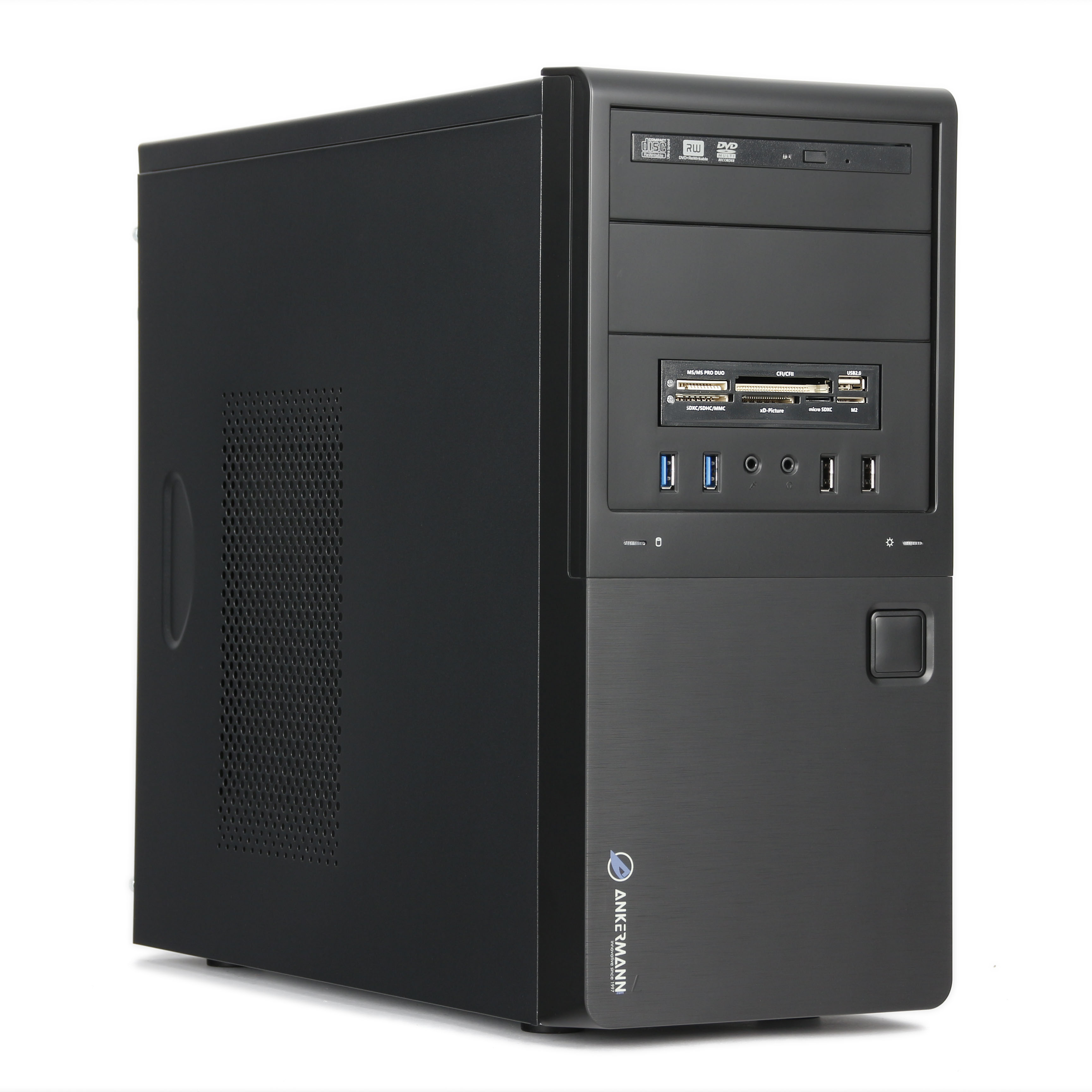 Business Silent Desktop PC Madrid | Intel Core i7-6700 | Nvidia GeForce GT 610 2GB | 16GB RAM | 480GB SSD | Windows 11 | WiFi | Libre Office