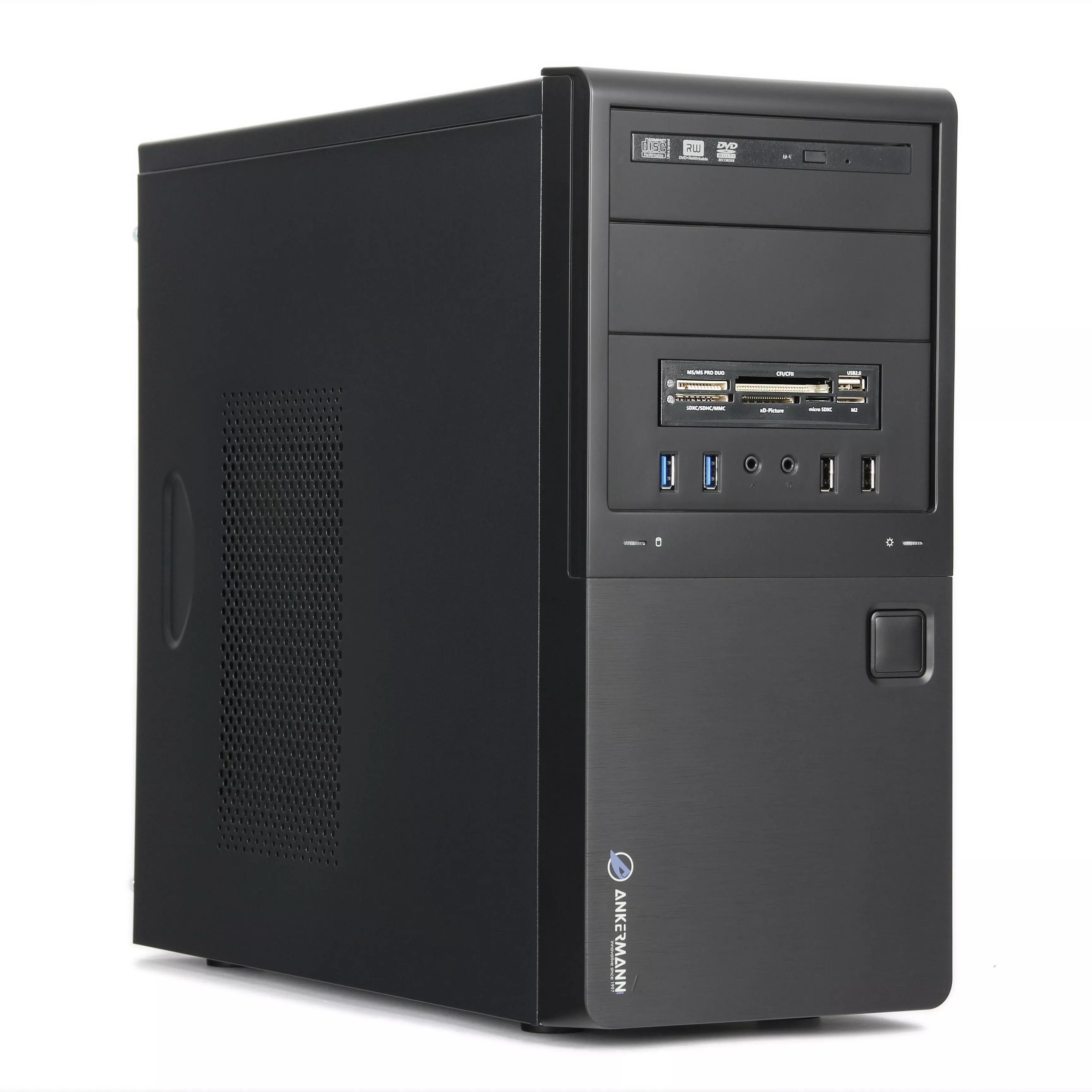 Business Silent Desktop PC Madrid | Intel Core i7-6700 | Nvidia GeForce GT 610 2GB | 16GB RAM | 480GB SSD | Windows 11 | WLAN | Libre Office