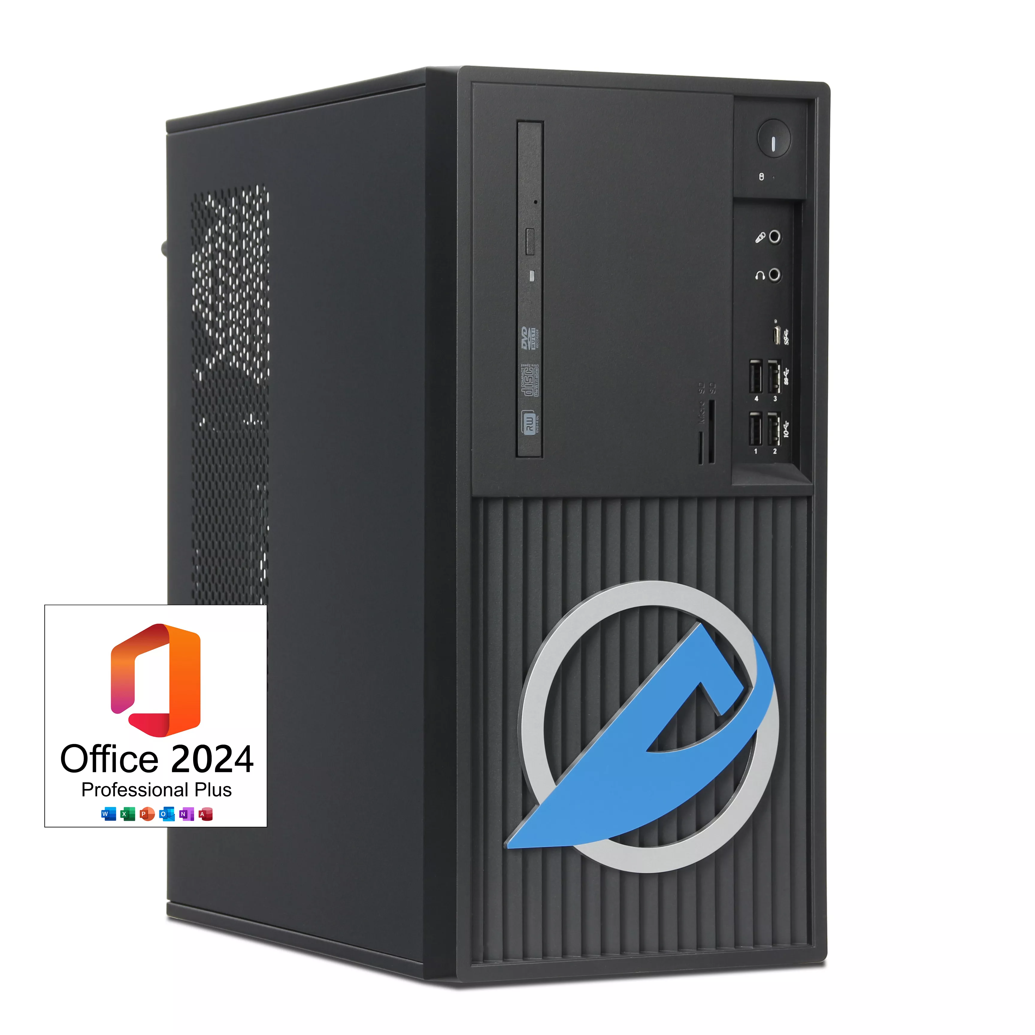 Bildbearbeitung Video Media Office | Intel Core i7-8700 | Nvidia GeForce GT 710 2GB | 32GB RAM | 1TB NVMe SSD | Windows 11 | WLAN | MS Office 2024