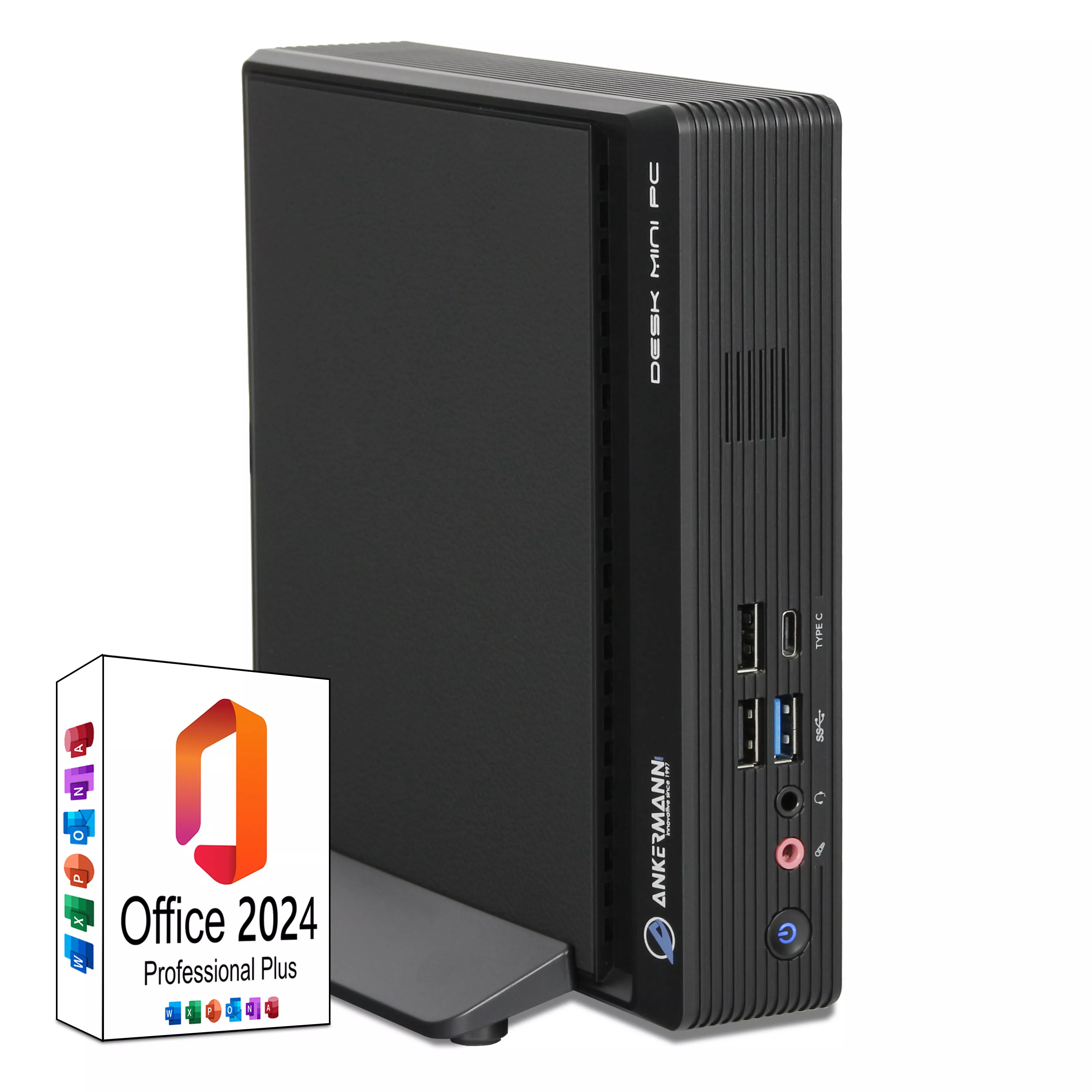 Ankermann PN61 Mini PC | Intel Core i7-12700 | 16GB RAM | 1TB NVMe SSD | Windows 11 | WLAN & Bluetooth | MS Office 2024