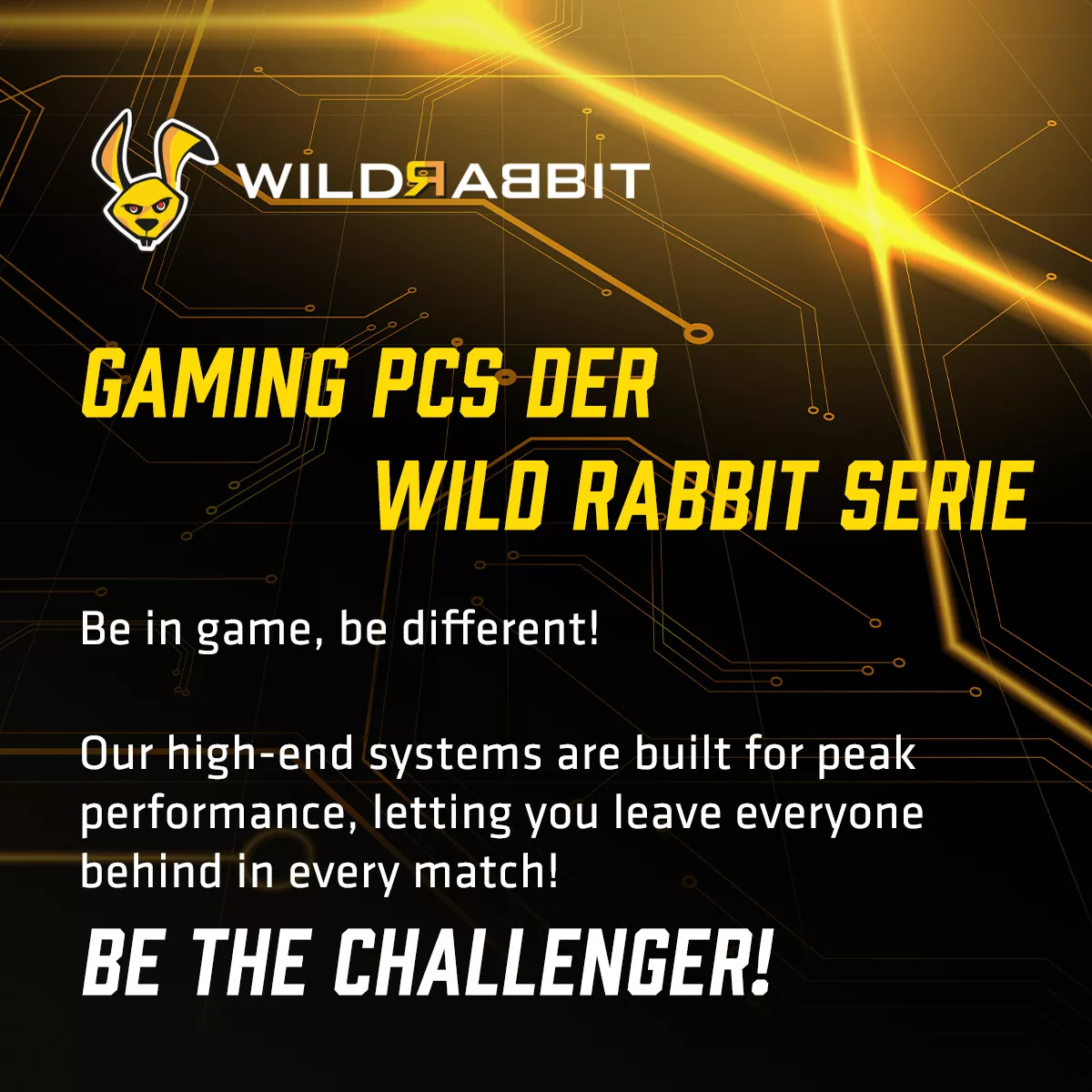 WILDRABBIT Gaming PC | Ryzen 5 7500F | Nvidia GeForce RTX 4070 Super 12GB | 32GB DDR5 RAM | 1TB NVMe SSD | Windows 11 | WLAN & Bluetooth