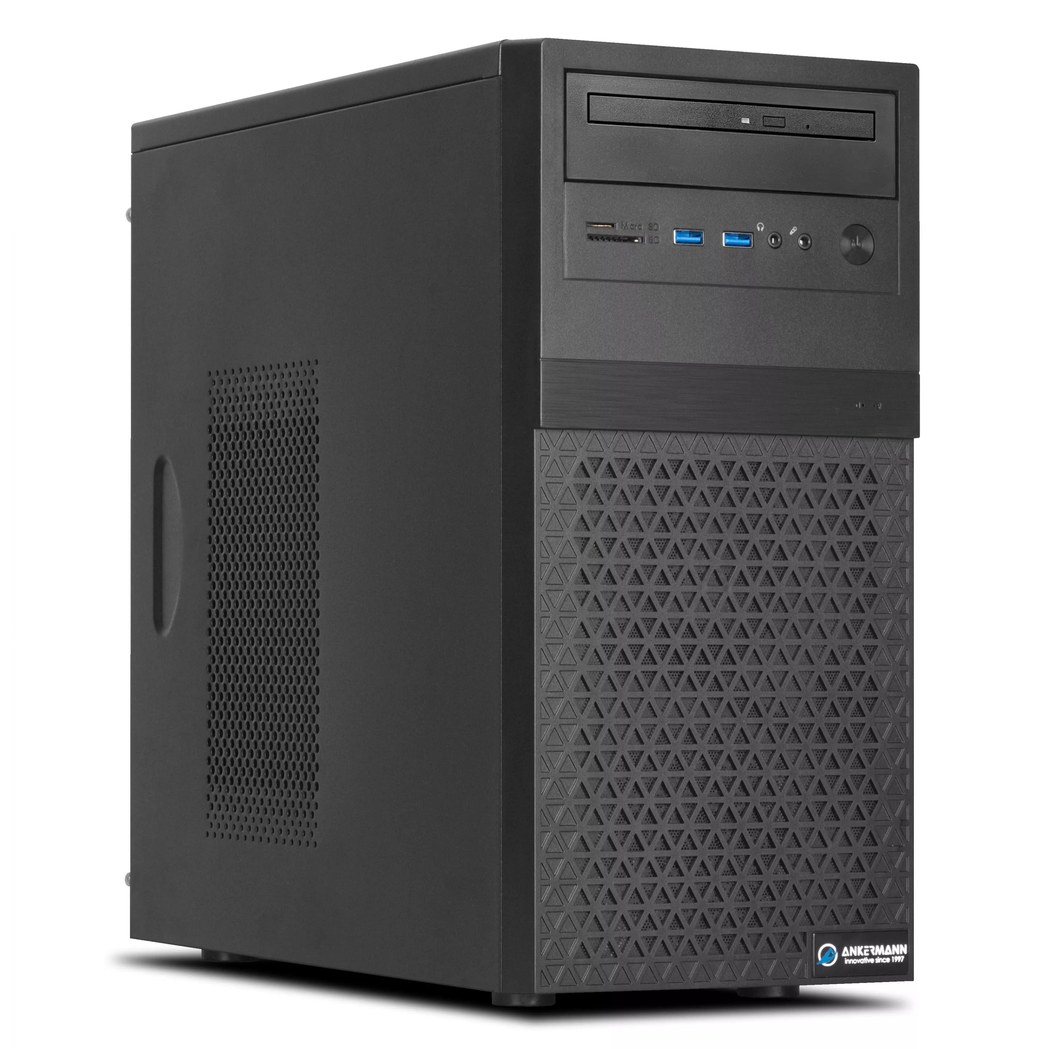 Silent Desktop PC Palma | Intel Core i3-6100 | 16GB RAM | 480GB SSD | Windows 11 | Libre Office