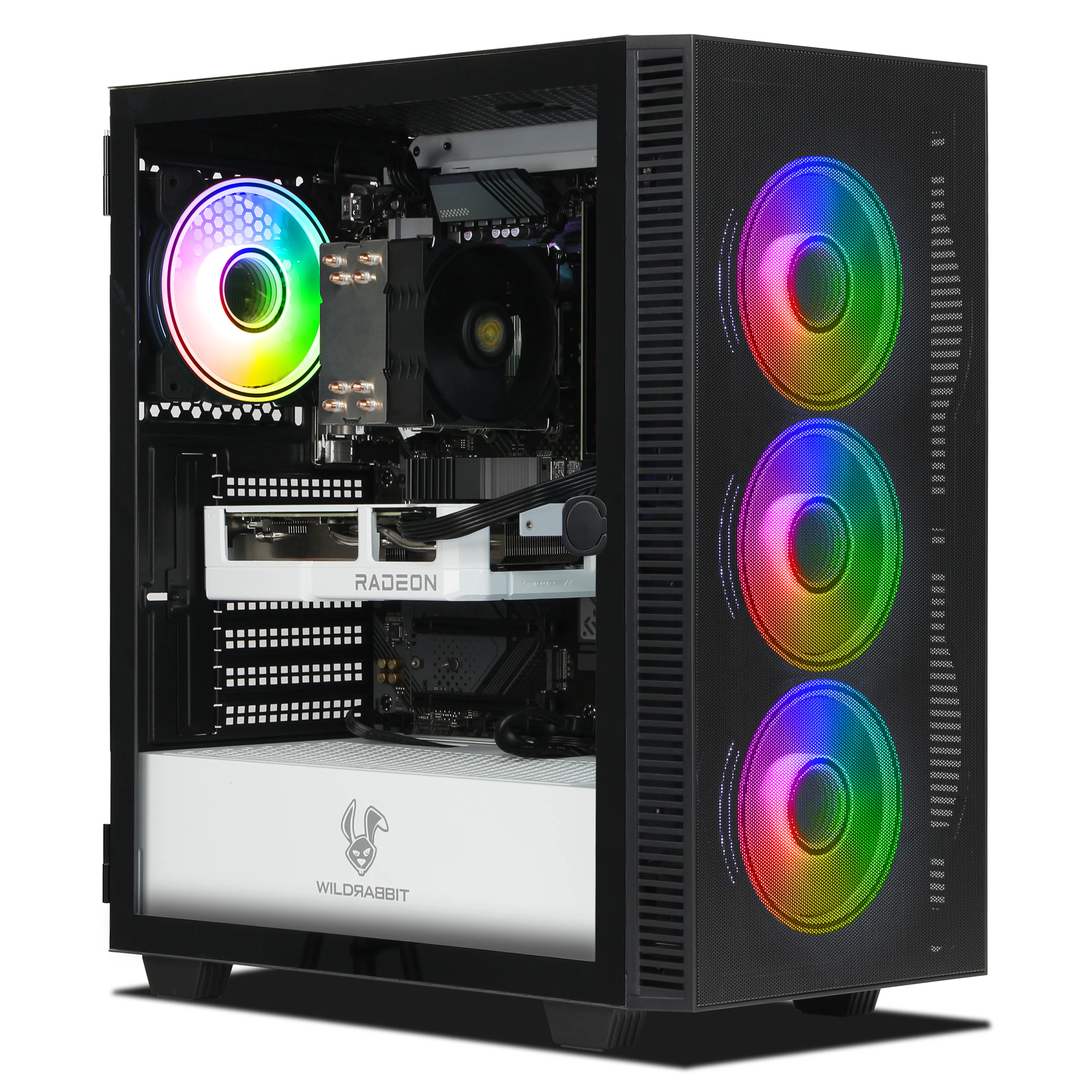 Gaming PC | AMD Ryzen 7 5700X | AMD RX 9060XT 16GB | 32GB RAM | 1TB NVMe SSD | Windows 11 | WLAN & Bluetooth Gaming PC | AMD Ryzen 7 5700X | AMD RX 9060XT 16GB | 32GB RAM | 1TB NVMe SSD | Windows 11 | WLAN & Bluetooth