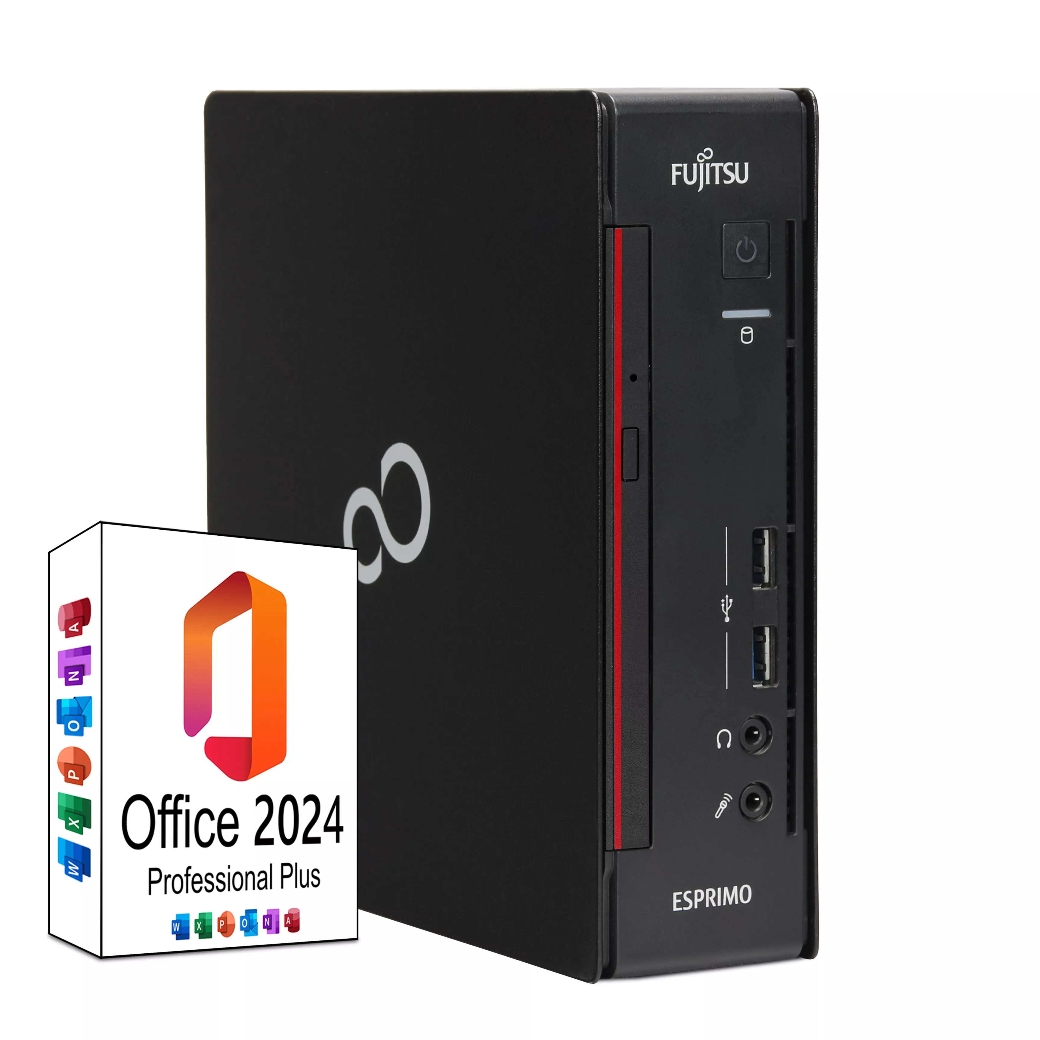 Fujitsu Esprimo Q556 Mini PC Kyoto | Intel Core i5-6500T | 8GB RAM | 512GB SSD | Windows 11 Pro | MS Office 2024